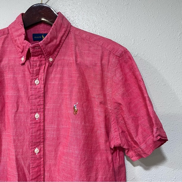 Polo Ralph Lauren Other - Polo RALPH LAUREN Men’s Large Red 100% Cotton Classic Fit Collared Dress SHIRT